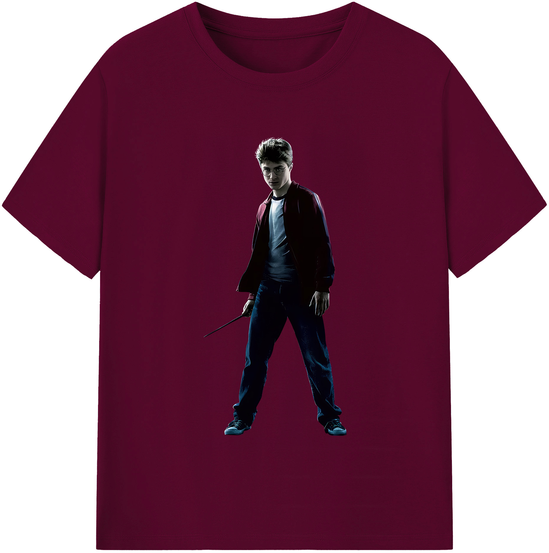 （画像用） Harry Potter ハリー・ポッターシリーズ レディースカジュアルプリントTシャツ（綿100％）